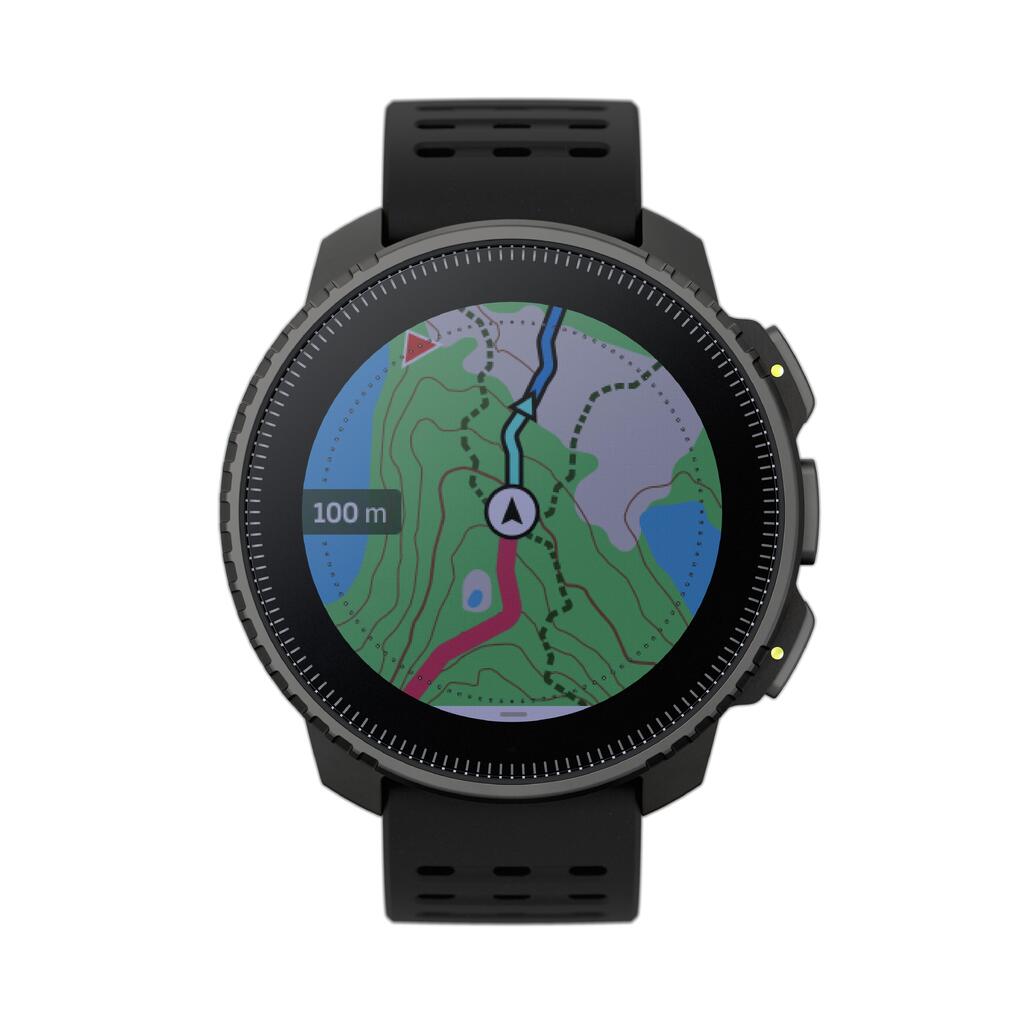 SUUNTO VERTICAL MULTI-SPORT HEART-RATE GPS WATCH - ALL BLACK